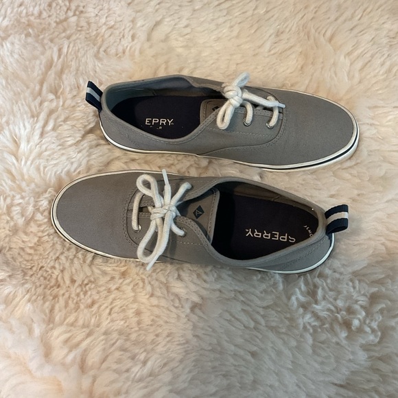 Sperry Top Sider PREP Women's Memory Foam Crest CVO Canvas Shoes STS 84830 SZ8.5 - Picture 3 of 5